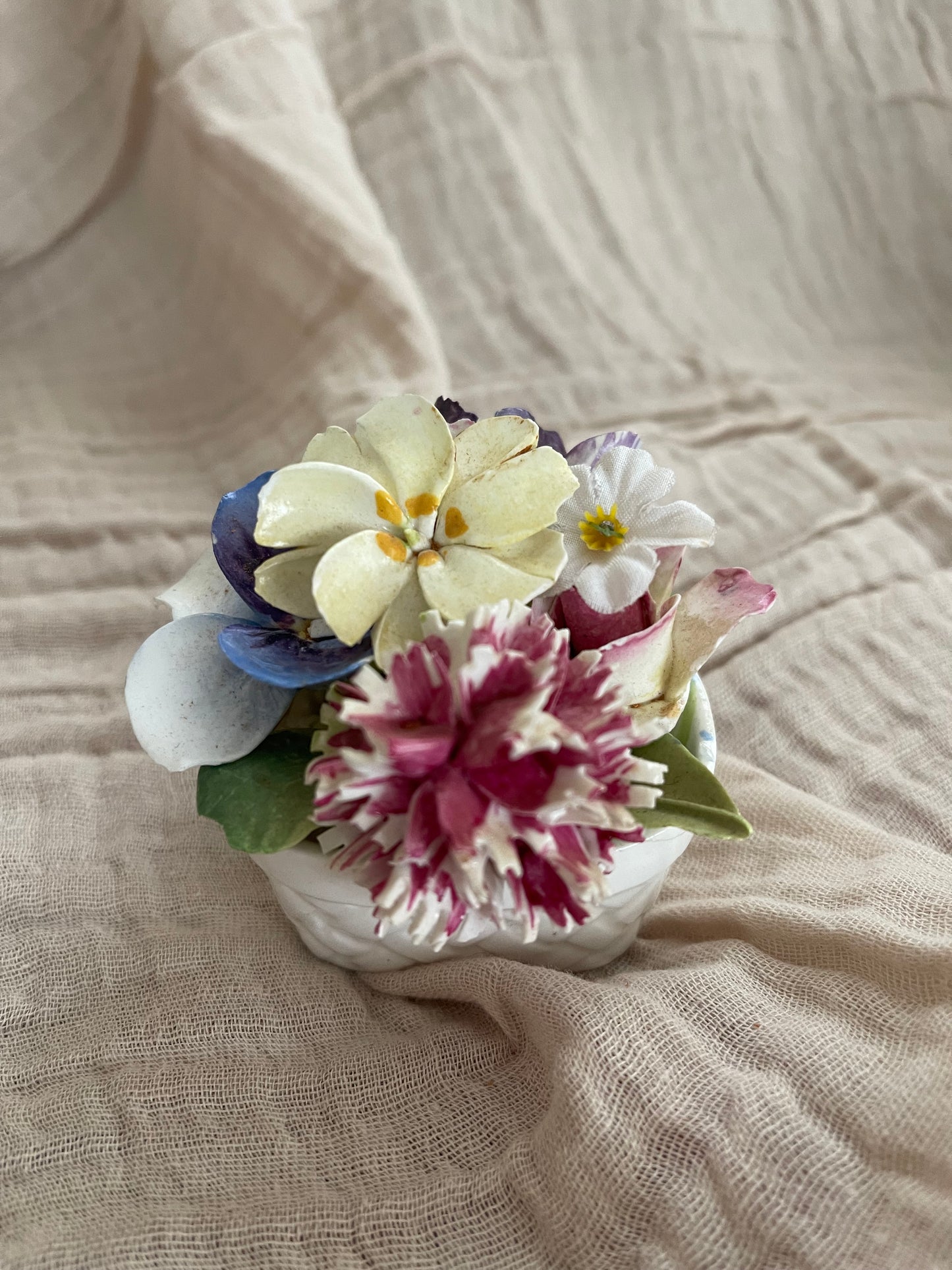 Vintage Crown fine china flowers