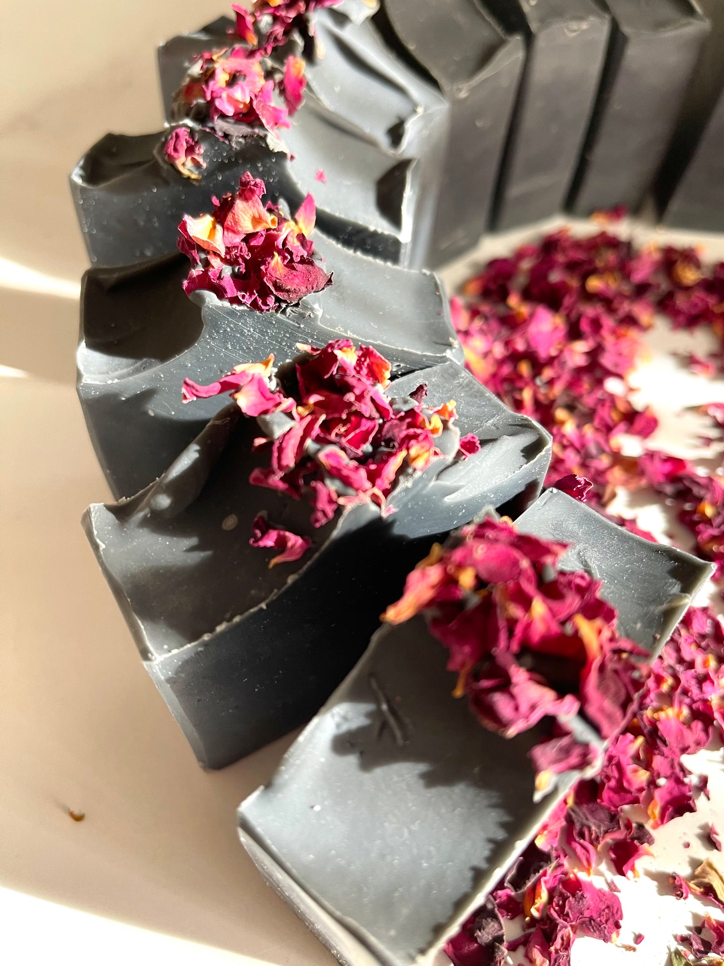 Activated Charcoal & Tea Tree & Rose Soap