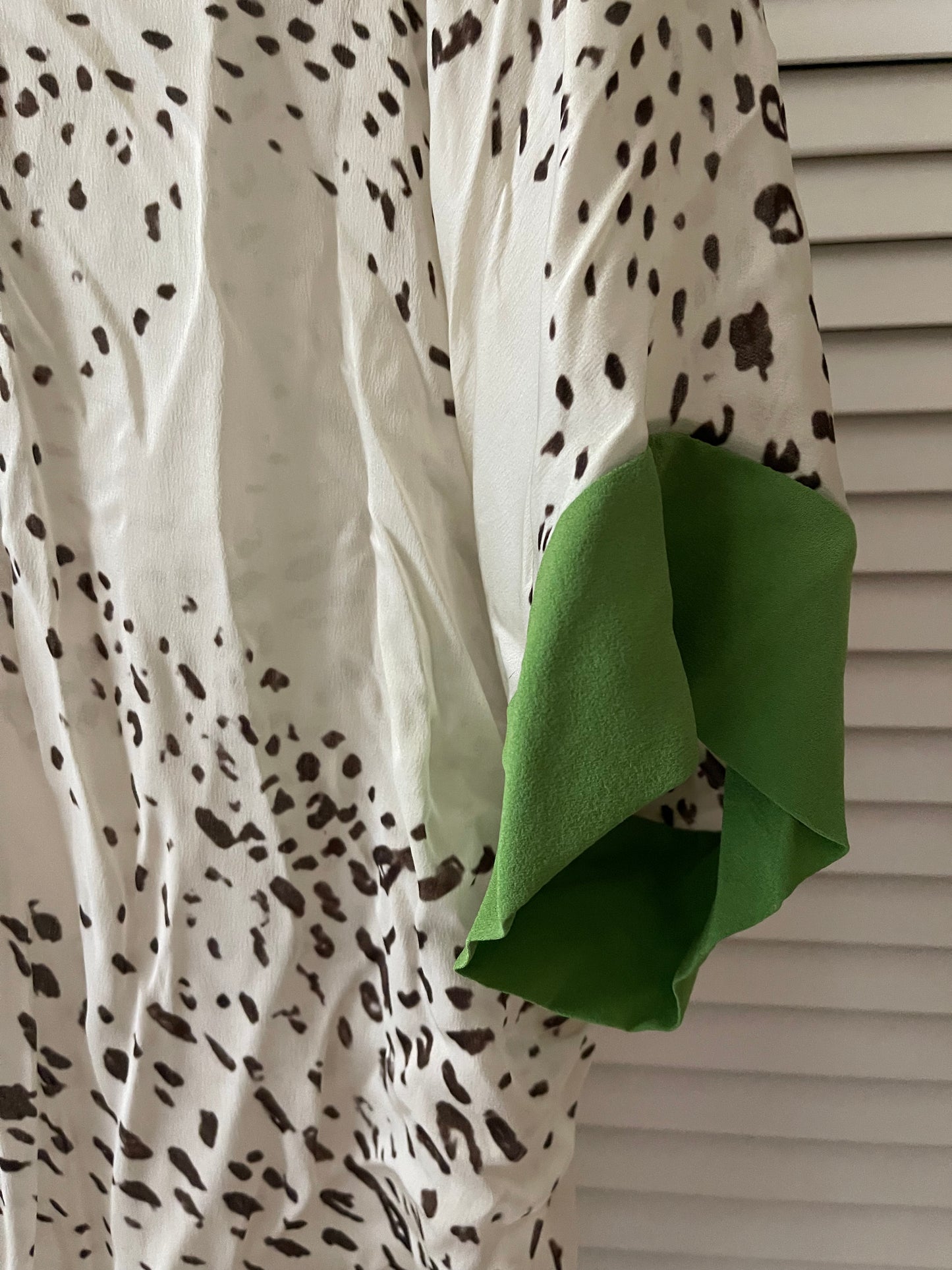 Yigal Azrouel Silk & Leopard Blouse Size 2