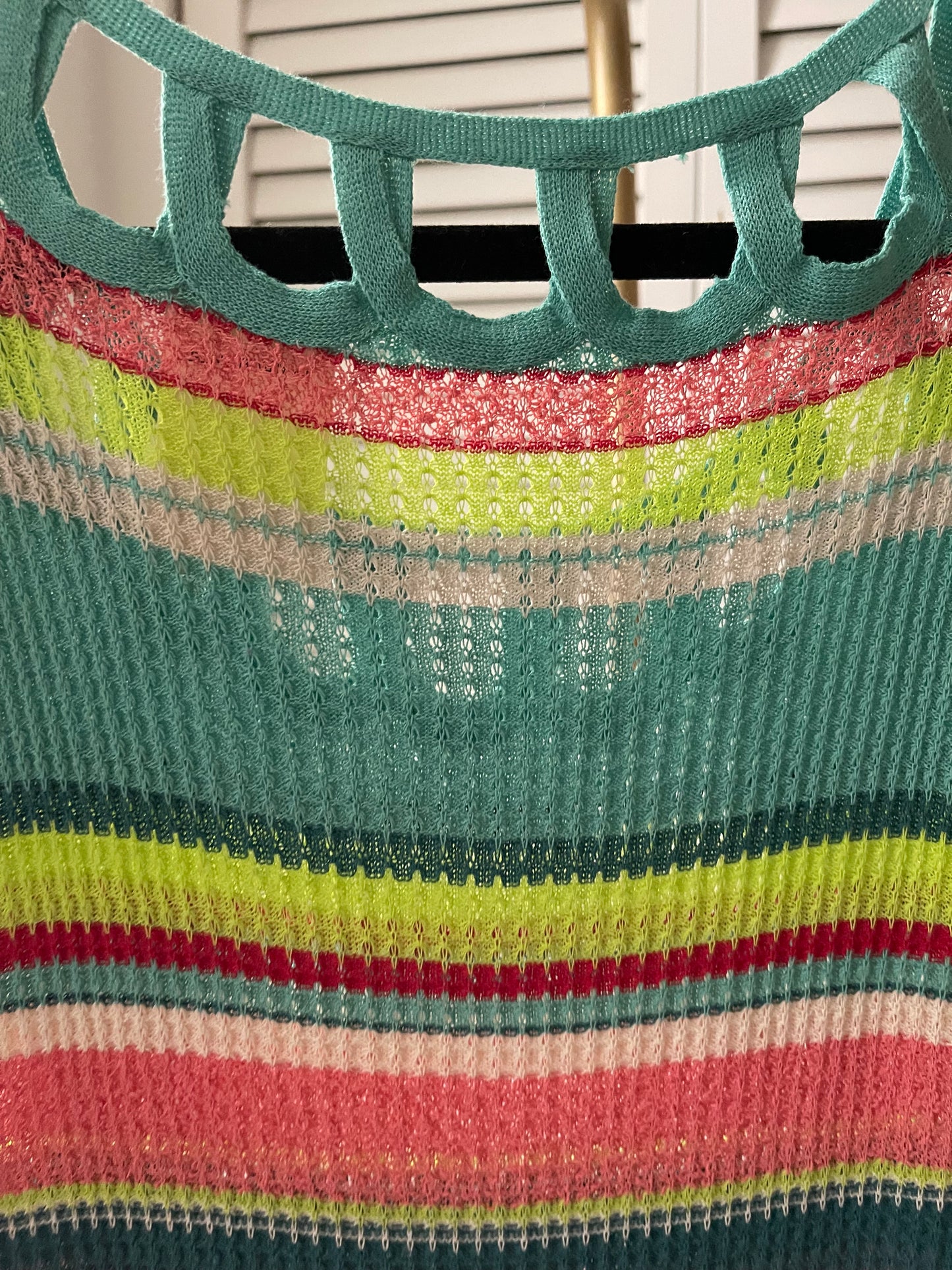 Nanette Lepore Colorful Knit Top Size S
