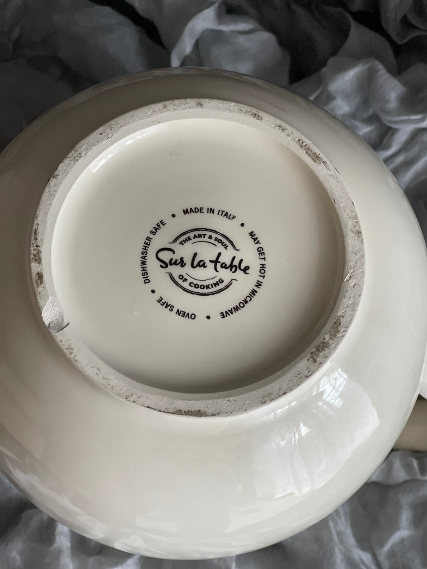 Sur La Table Rooster Pitcher 2 1/2 Quarts Made In Italy Country Style Pitcher