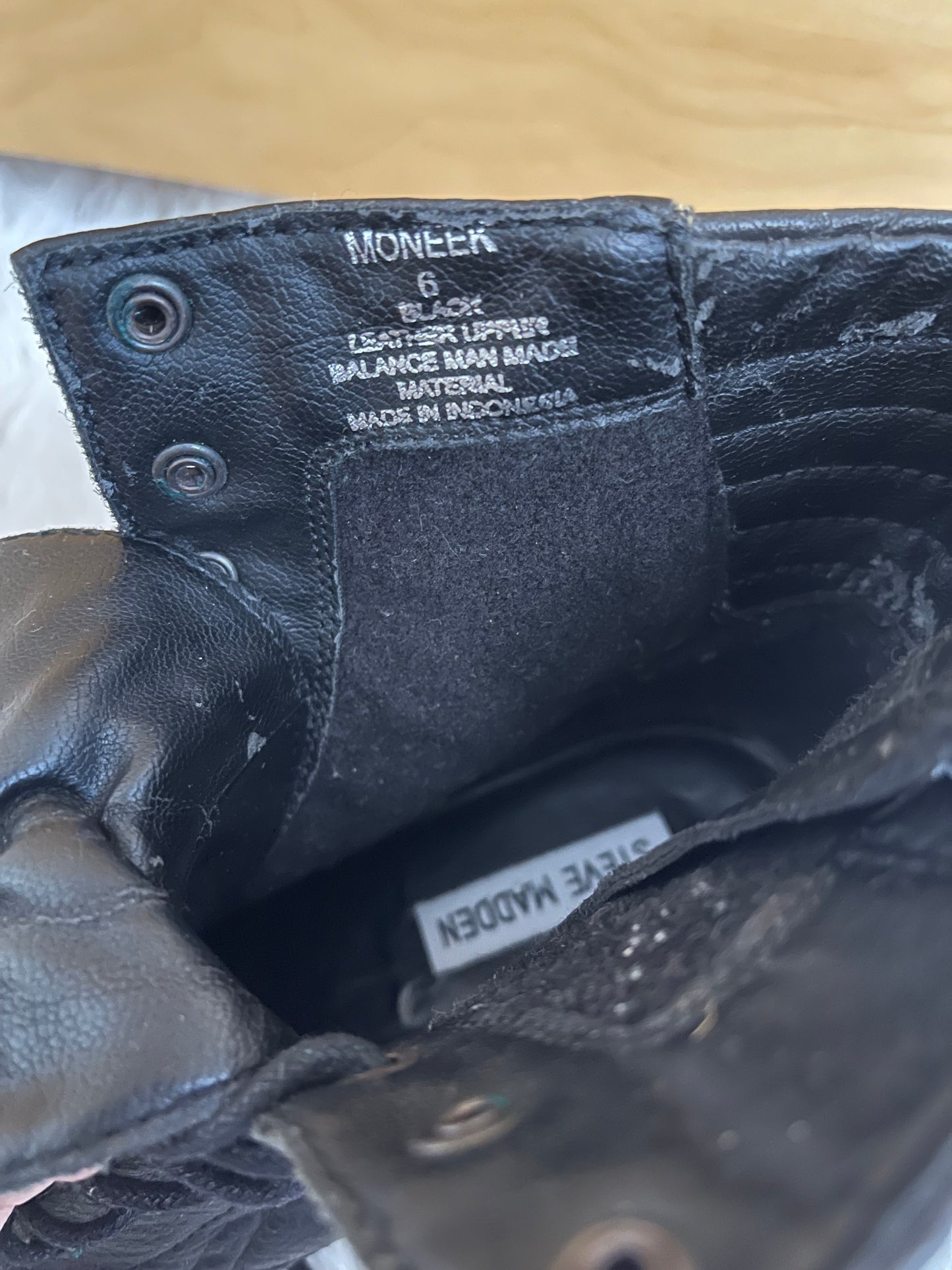 Steve Madden-Brand New Leather Ankle Boots Size 6