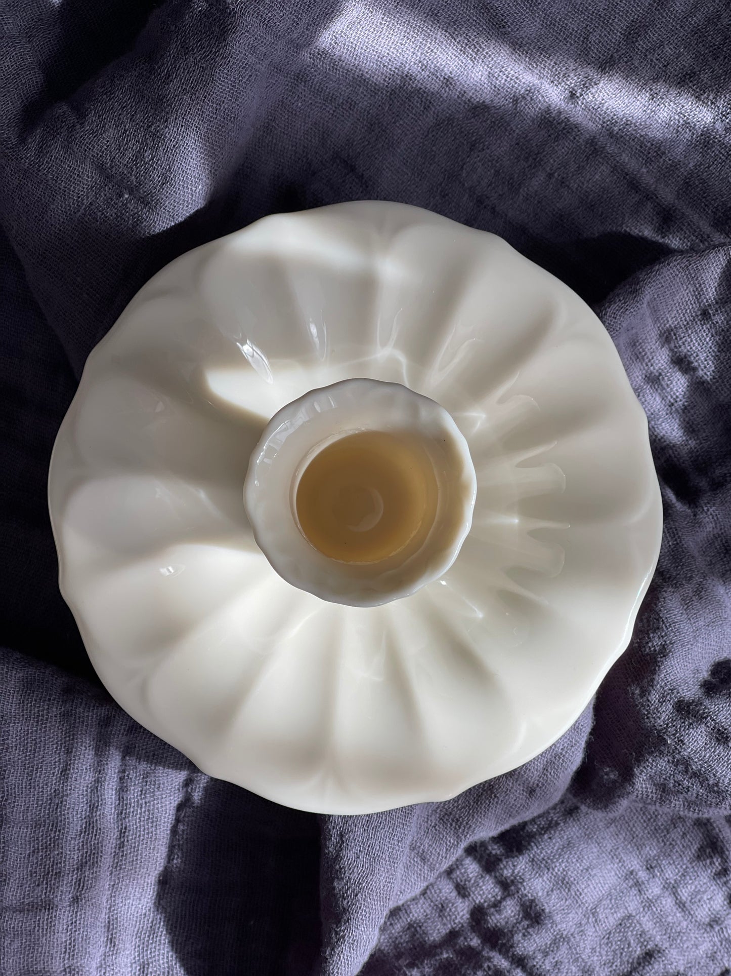 Lenox China Flower Petal Candlesticks Candle Holder Set Vintage