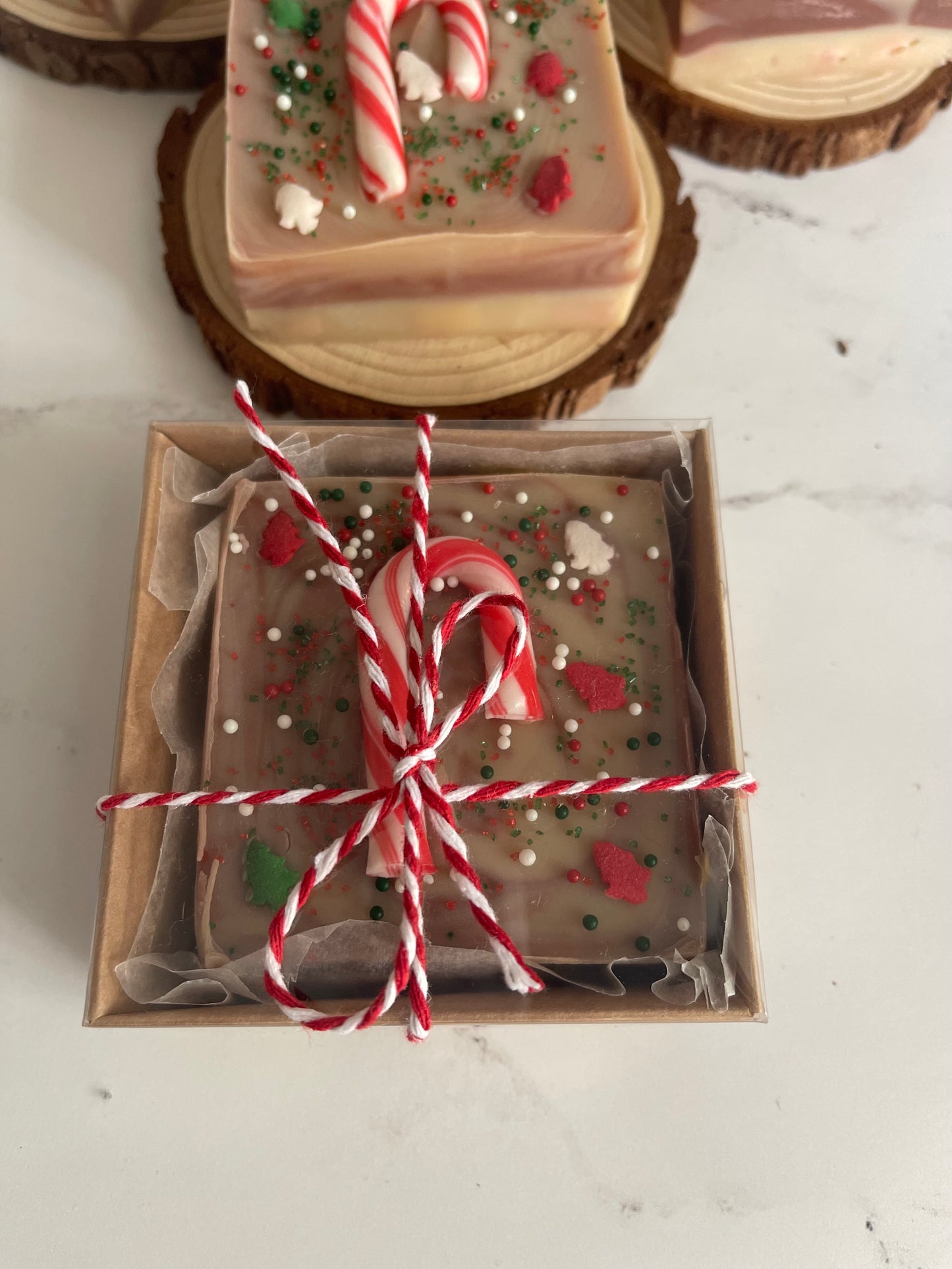 Peppermint Candy Cane Soap