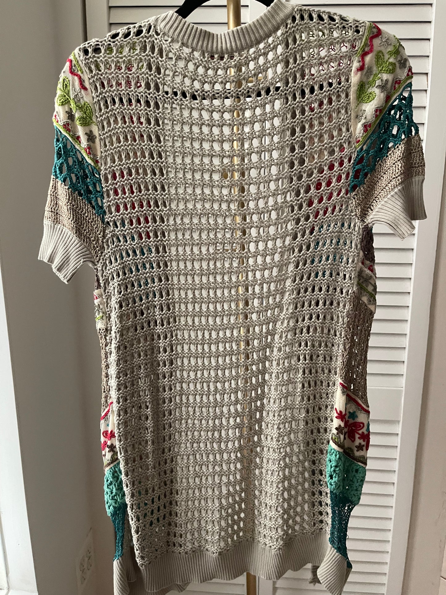 Nanette Lepore Embroidery Knit Cardigan Size S