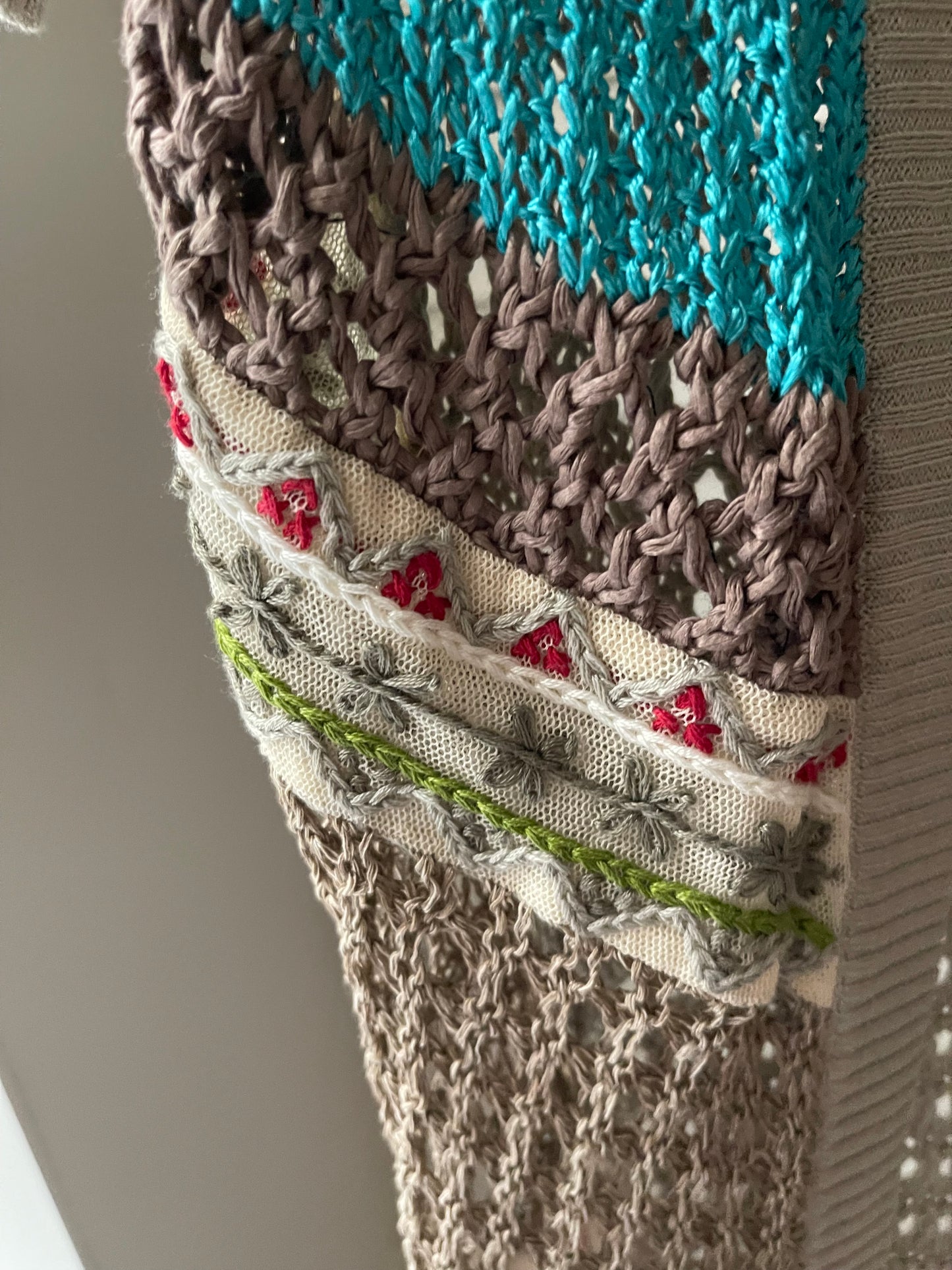 Nanette Lepore Embroidery Knit Cardigan Size S