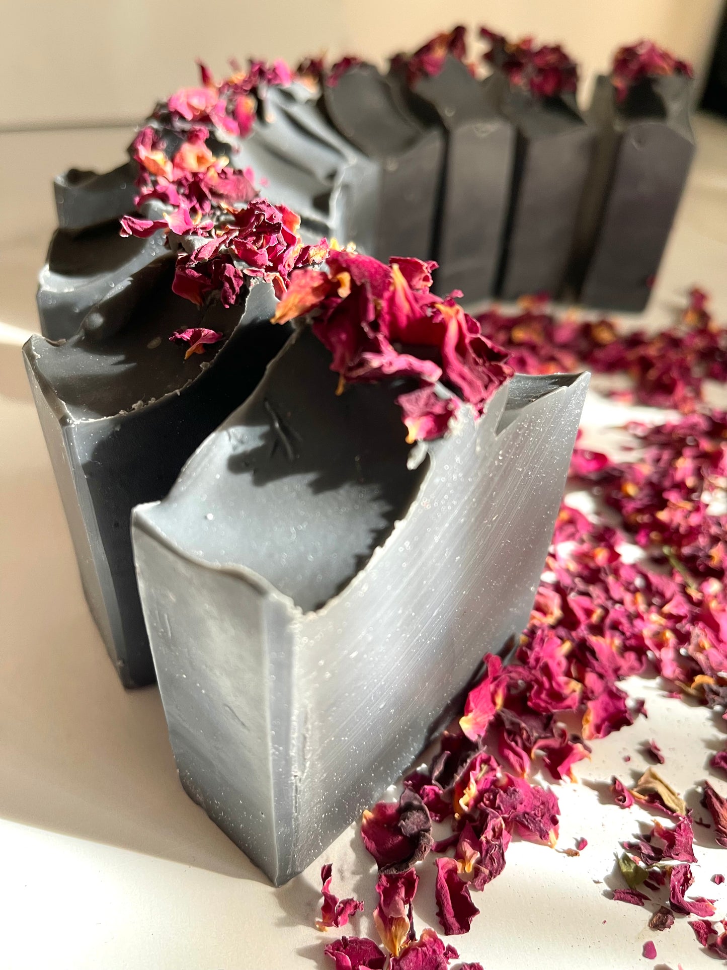 Activated Charcoal & Tea Tree & Rose Soap