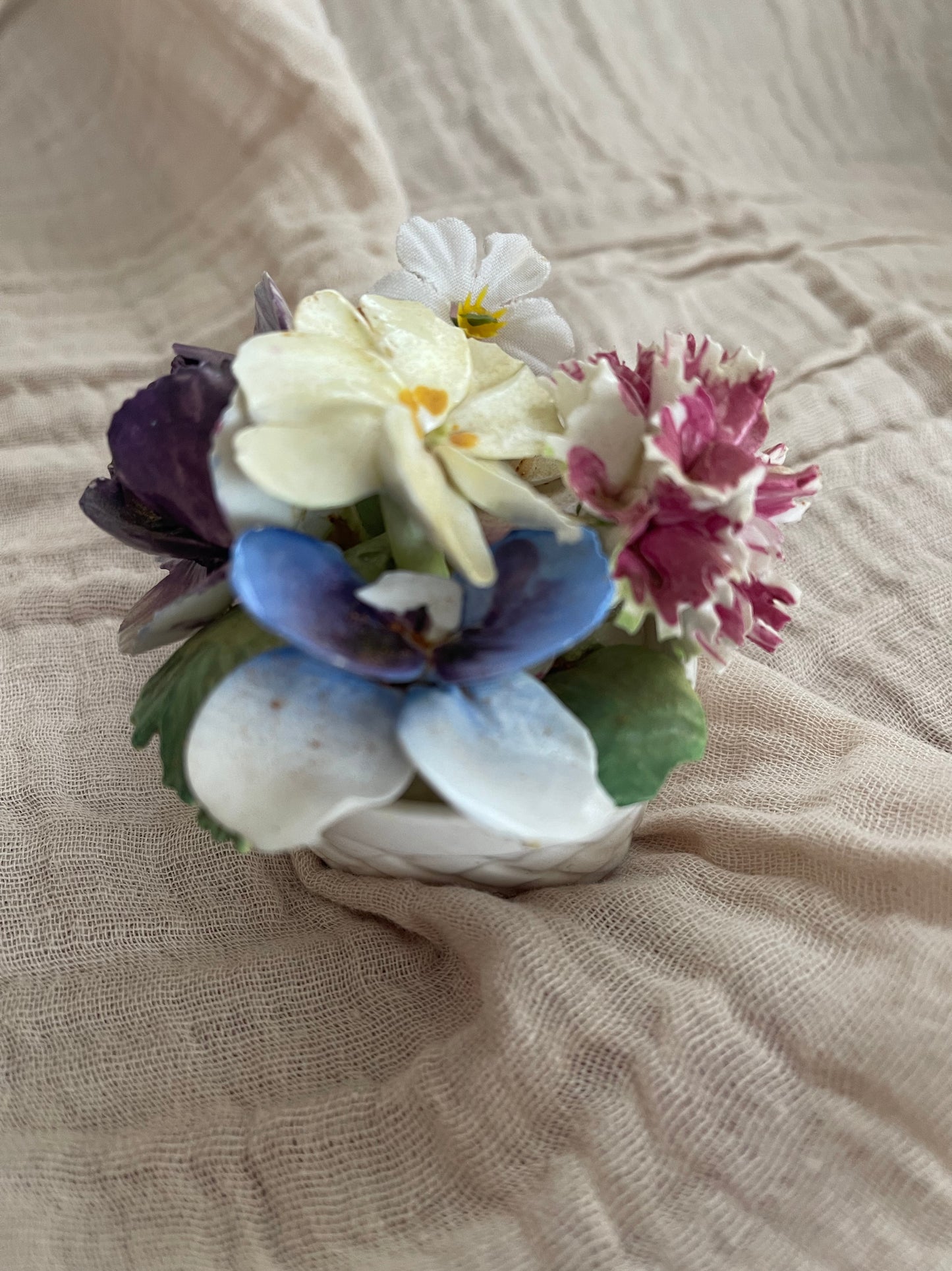 Vintage Crown fine china flowers