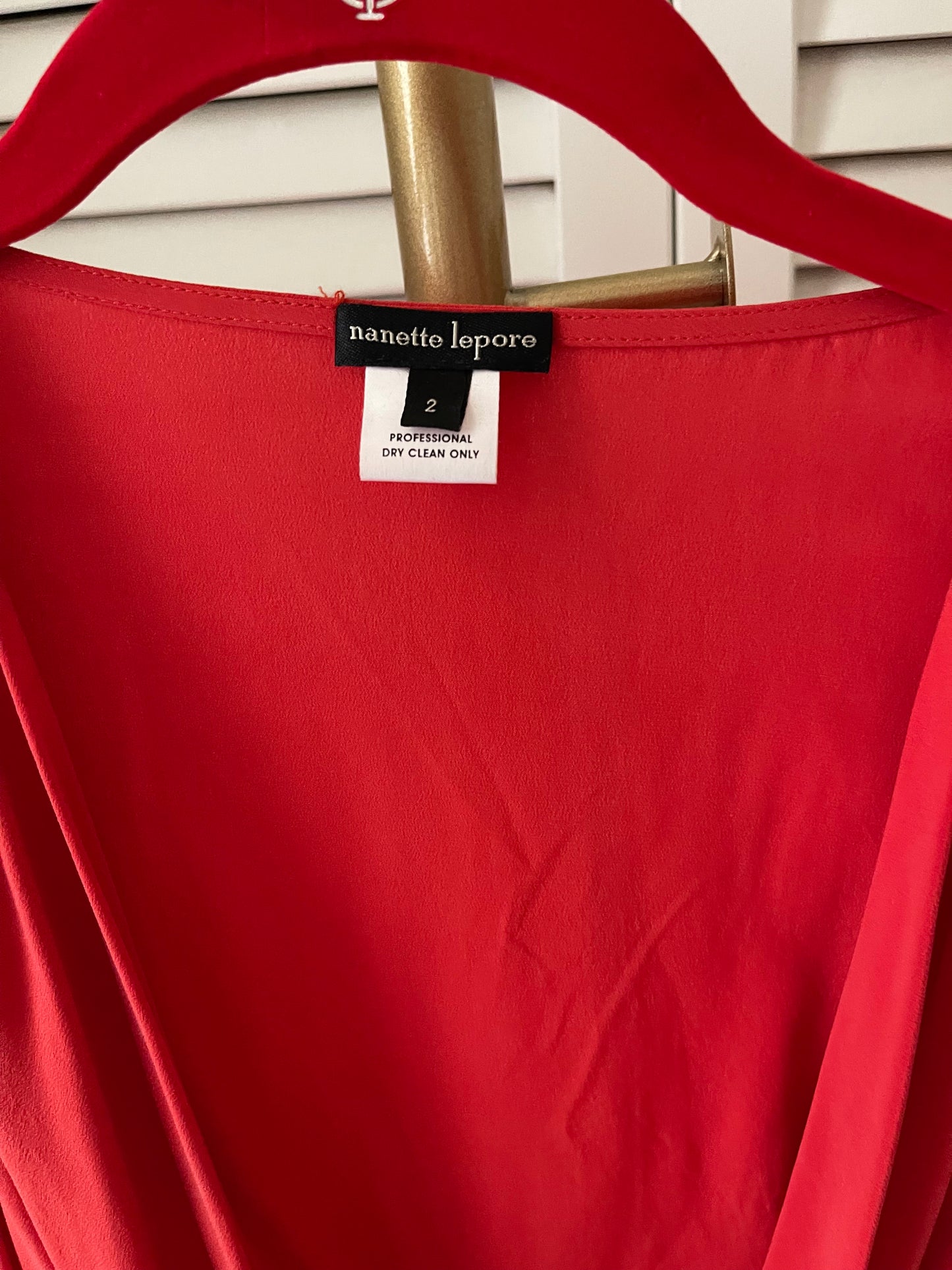 Nanette Lepore Silk Top Size 2