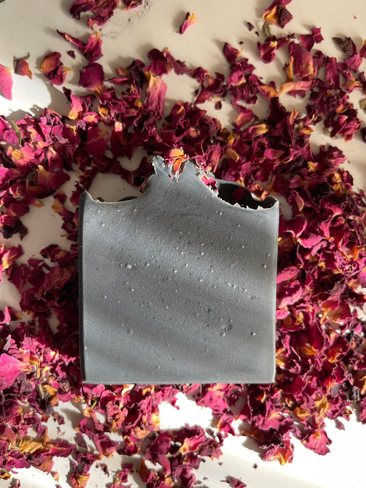 Activated Charcoal & Tea Tree & Rose Soap