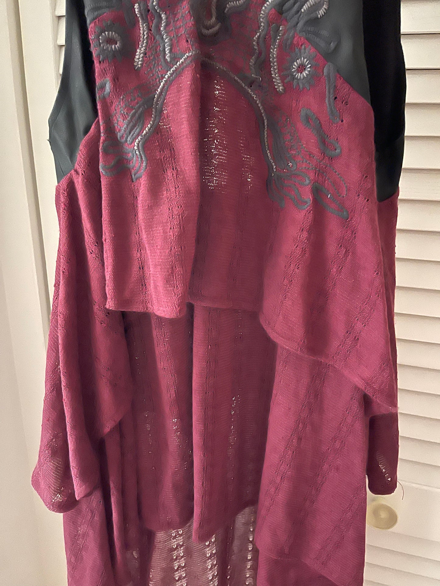 Free People Embroidery Knit Top Size S