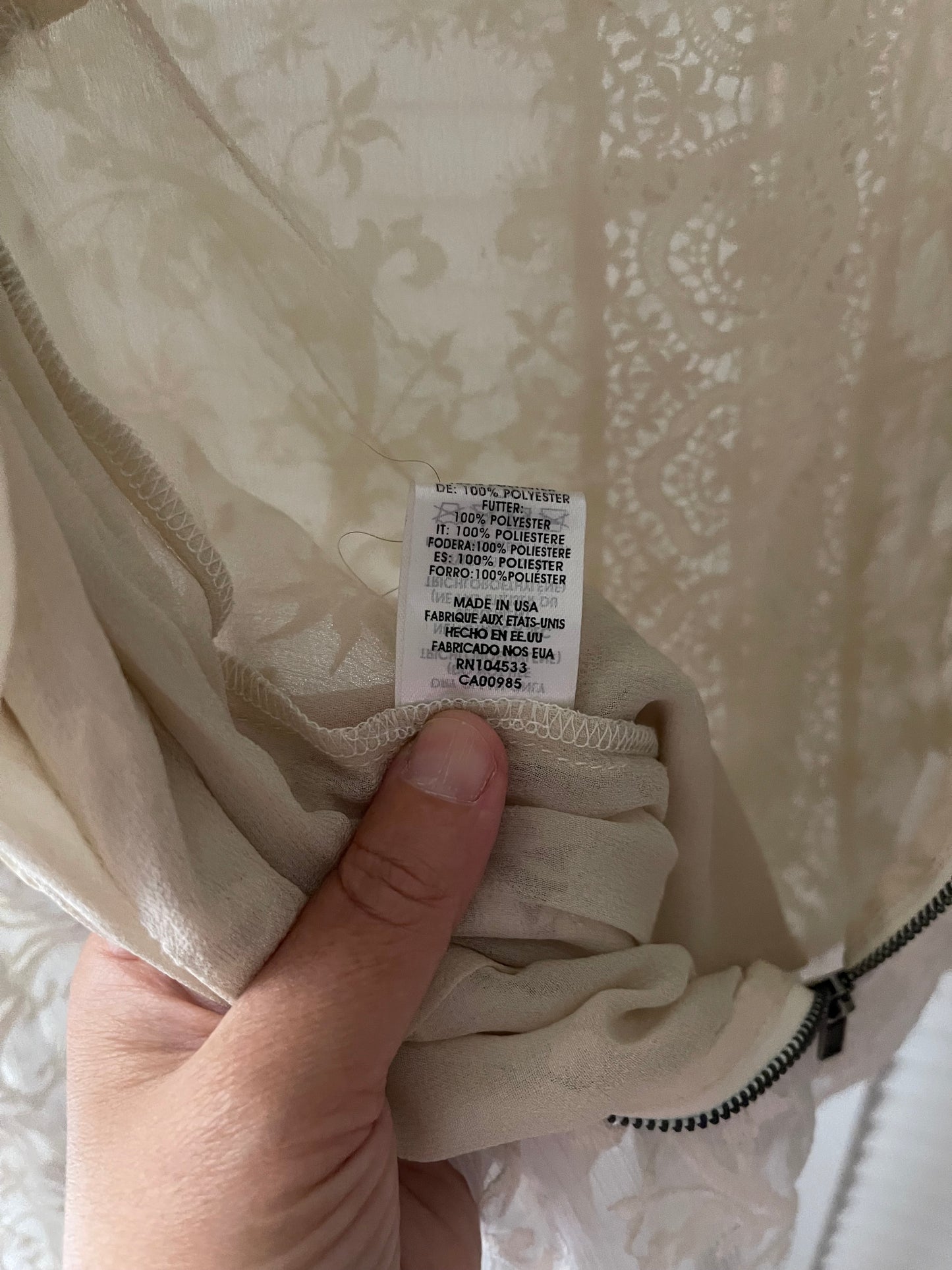 Nanette Lepore Lace Top Size 2