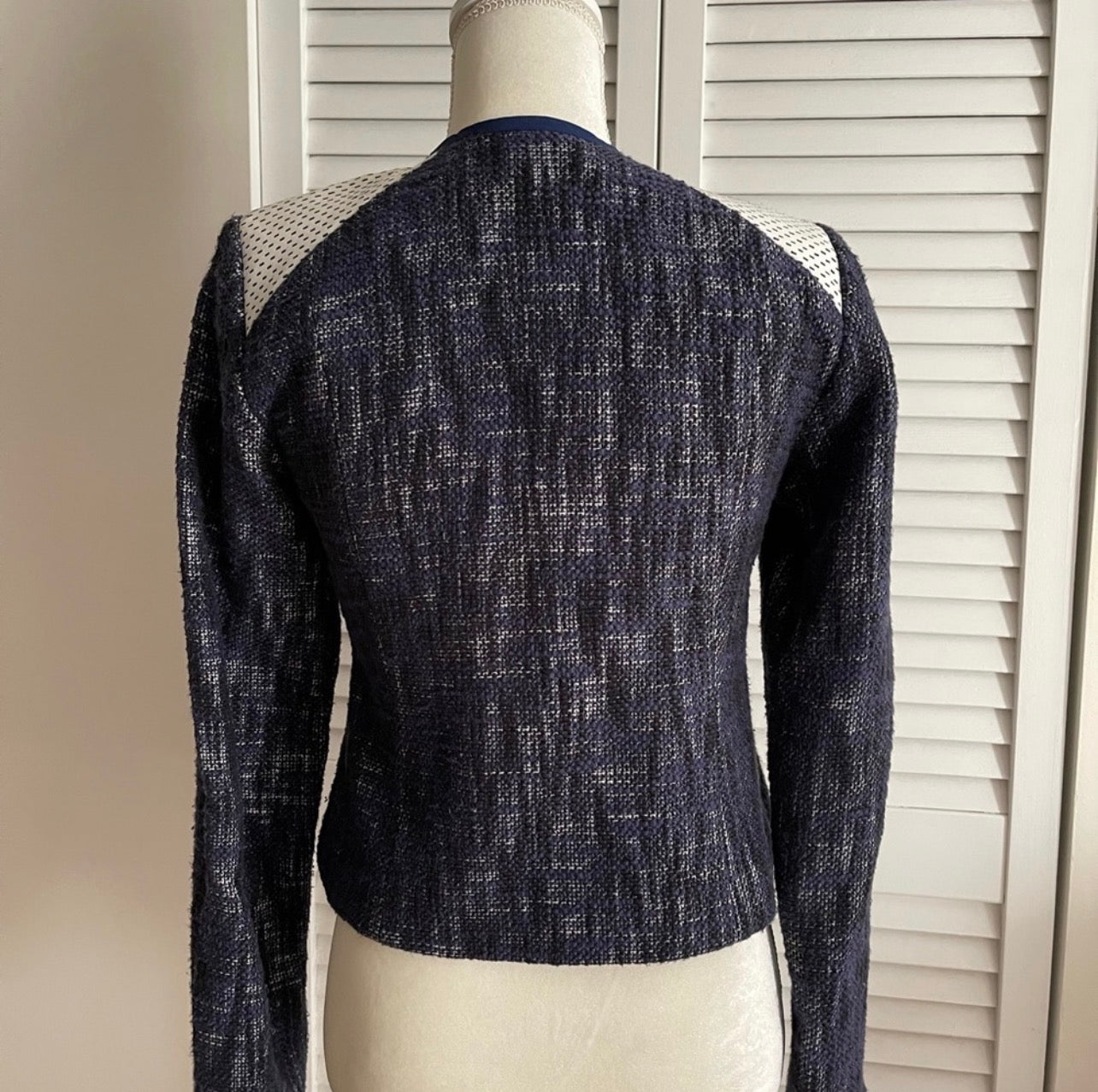 Brand New Nanette Lepore Leather Shoulder Jacket Size S