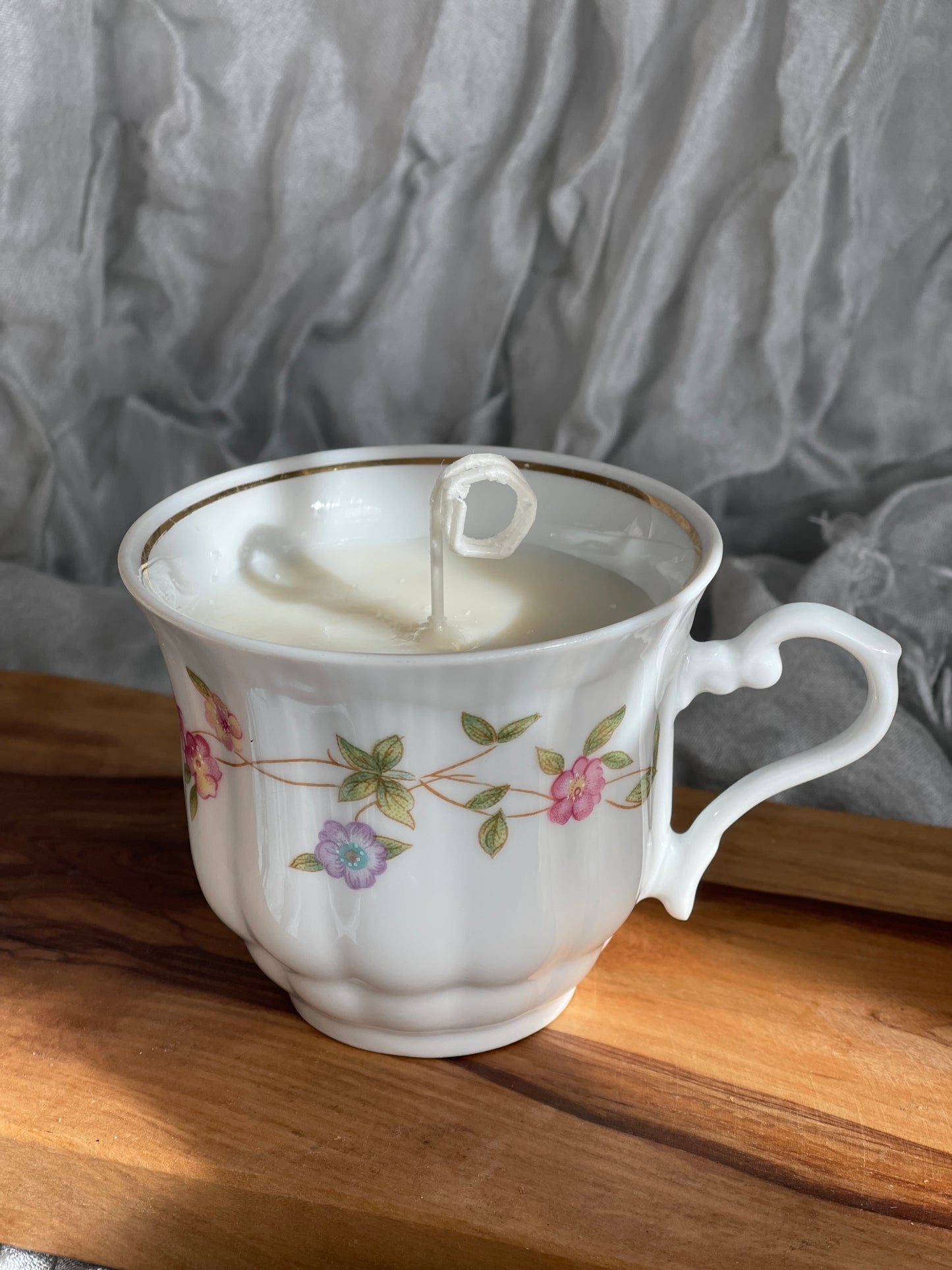 Tea Cup Candle