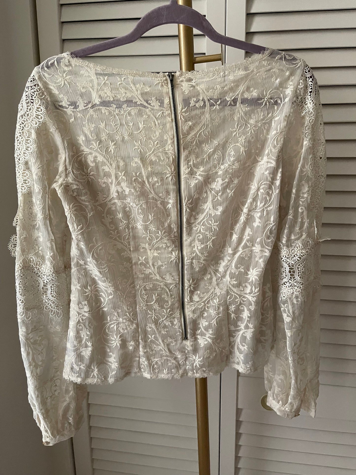 Nanette Lepore Lace Top Size 2