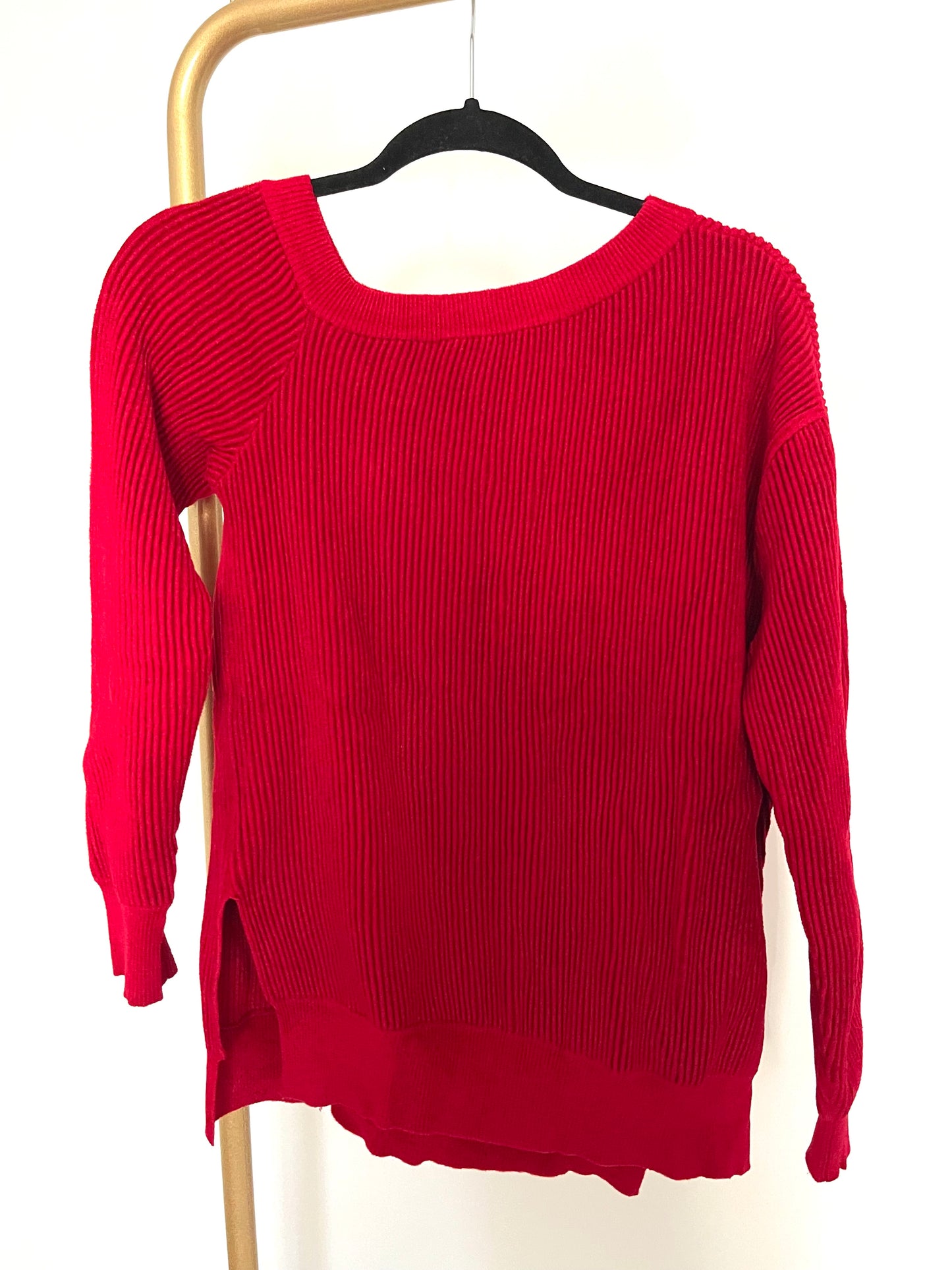 NWT Yigal Azrouel Red Sweater size Small