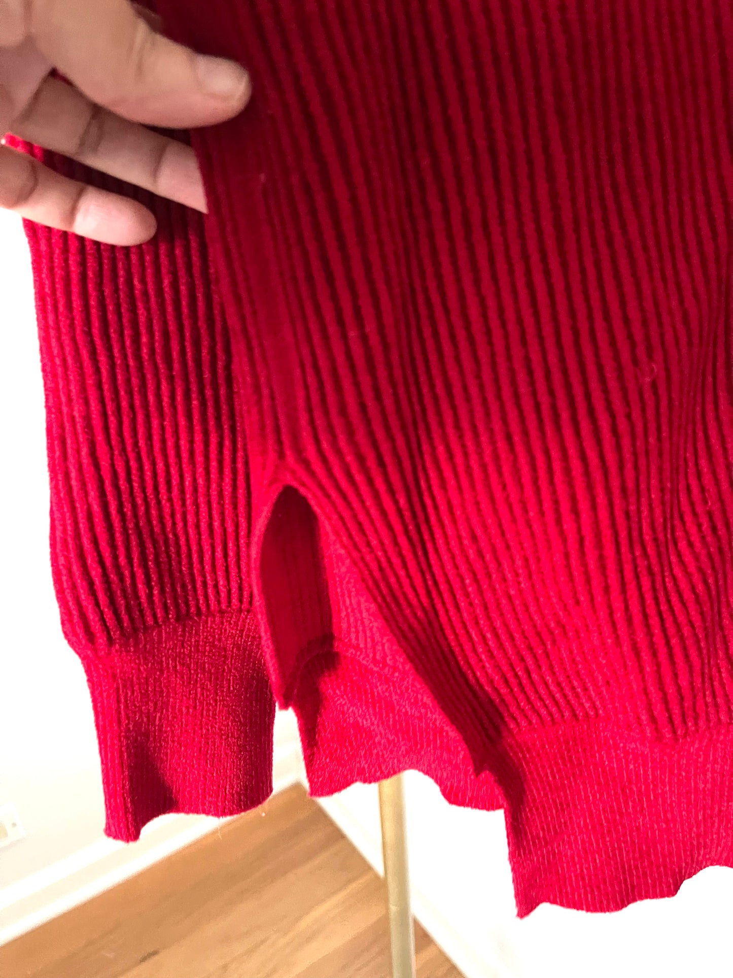 NWT Yigal Azrouel Red Sweater size Small