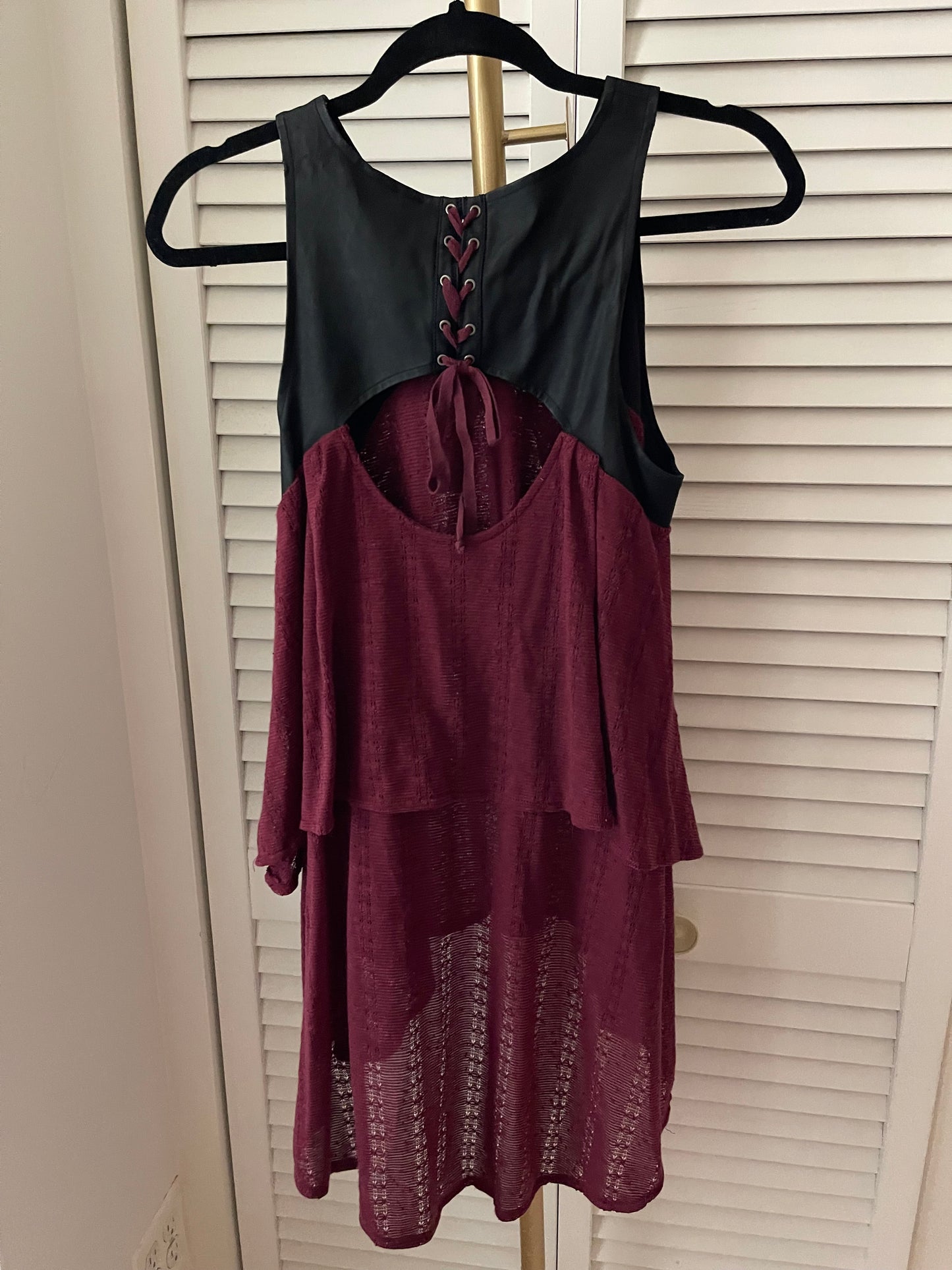 Free People Embroidery Knit Top Size S