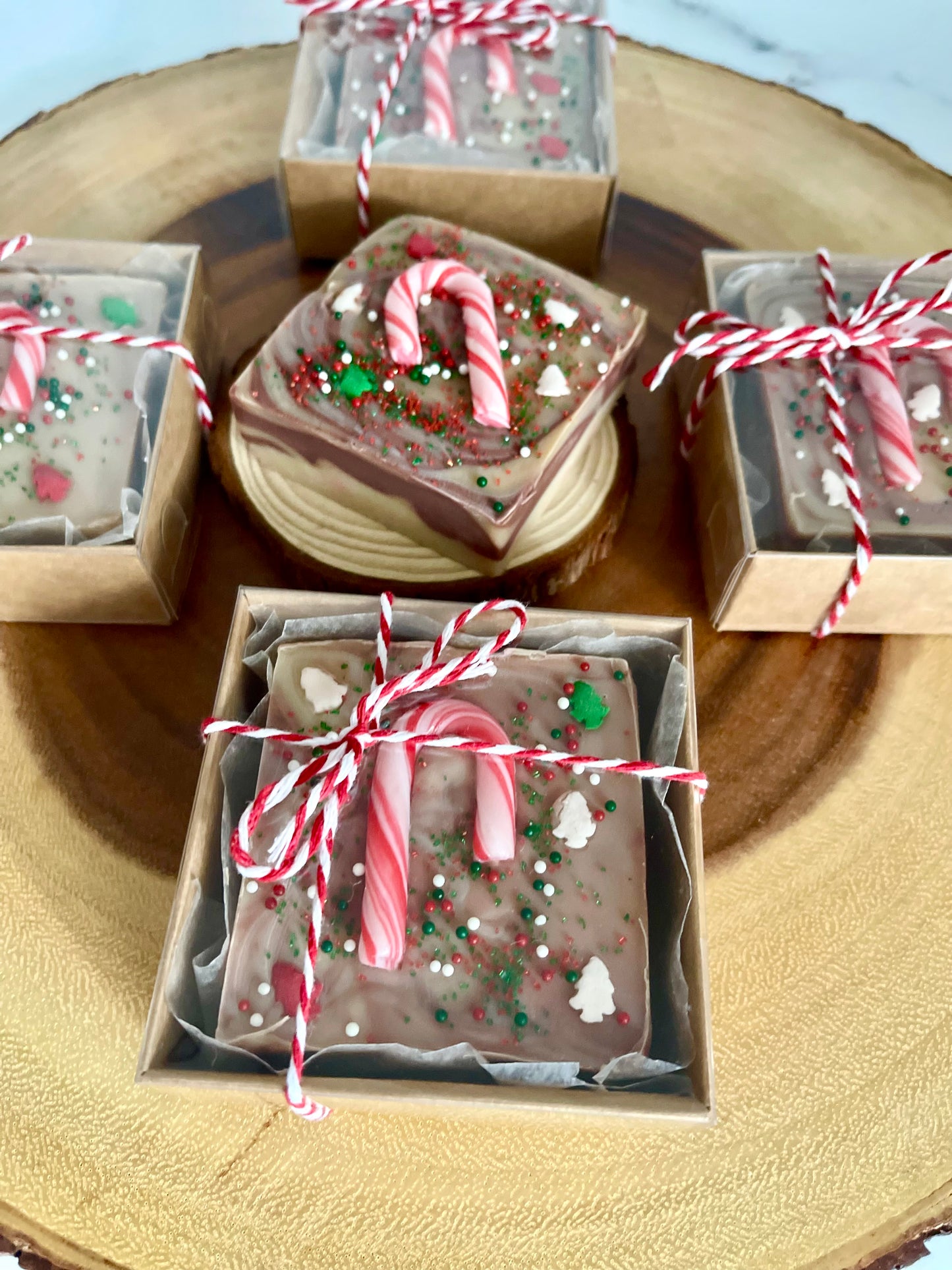 Peppermint Candy Cane Soap