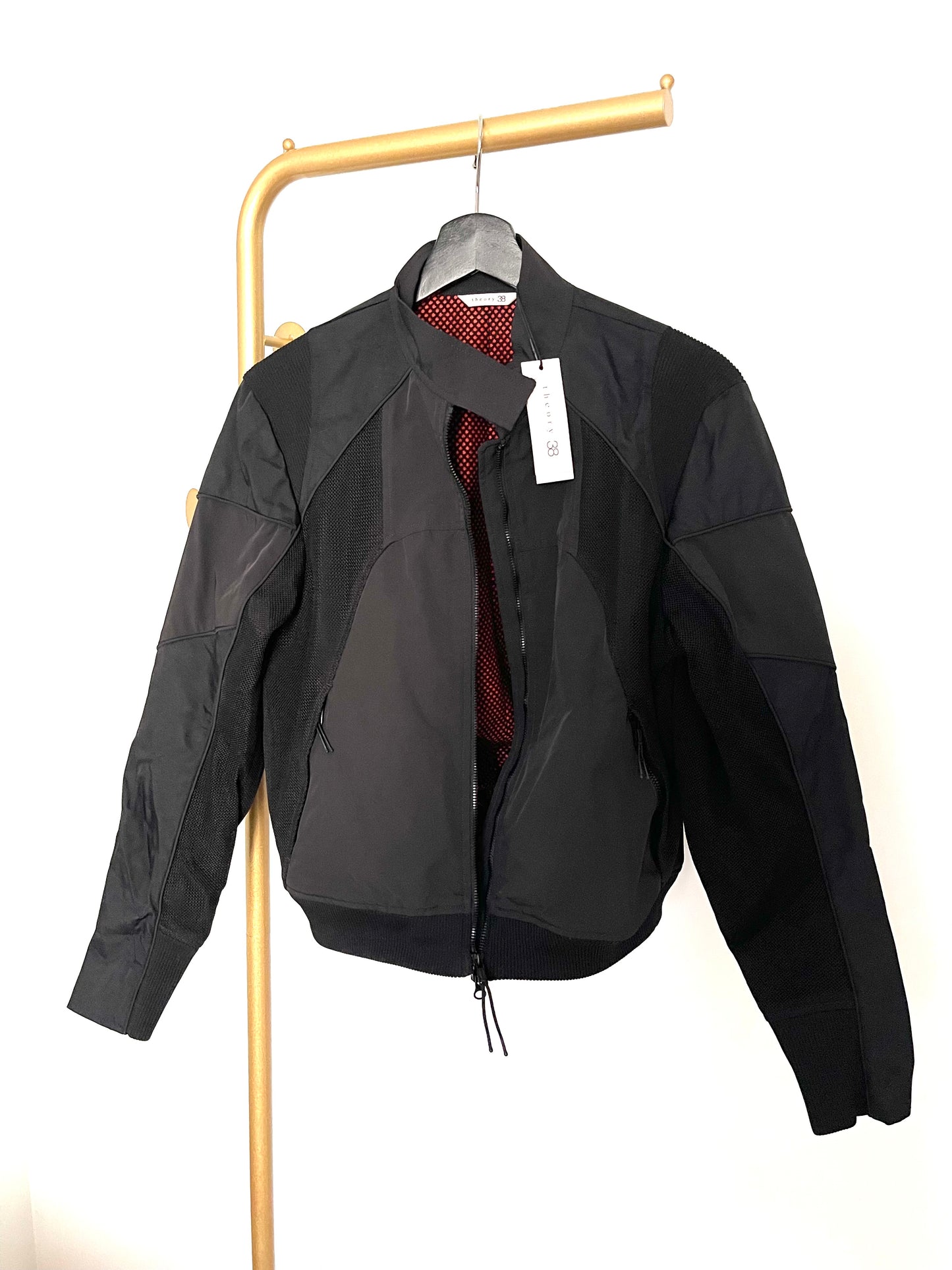 NWT Theory Black Bomber Jacket Size S/P