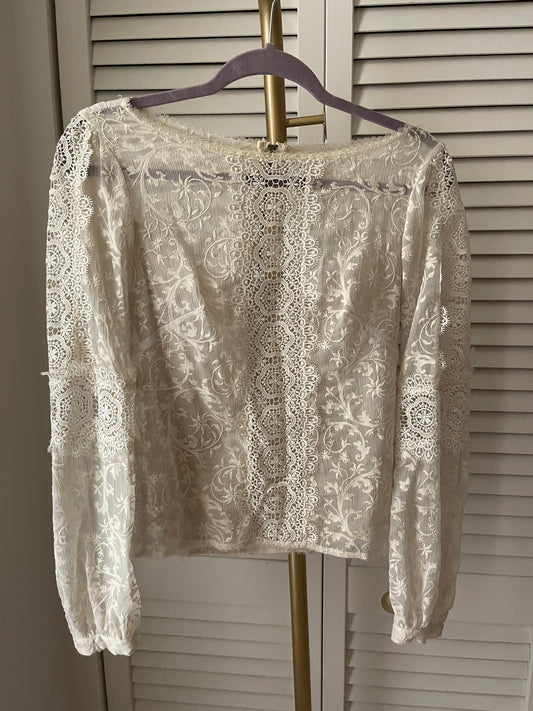 Nanette Lepore Lace Top Size 2