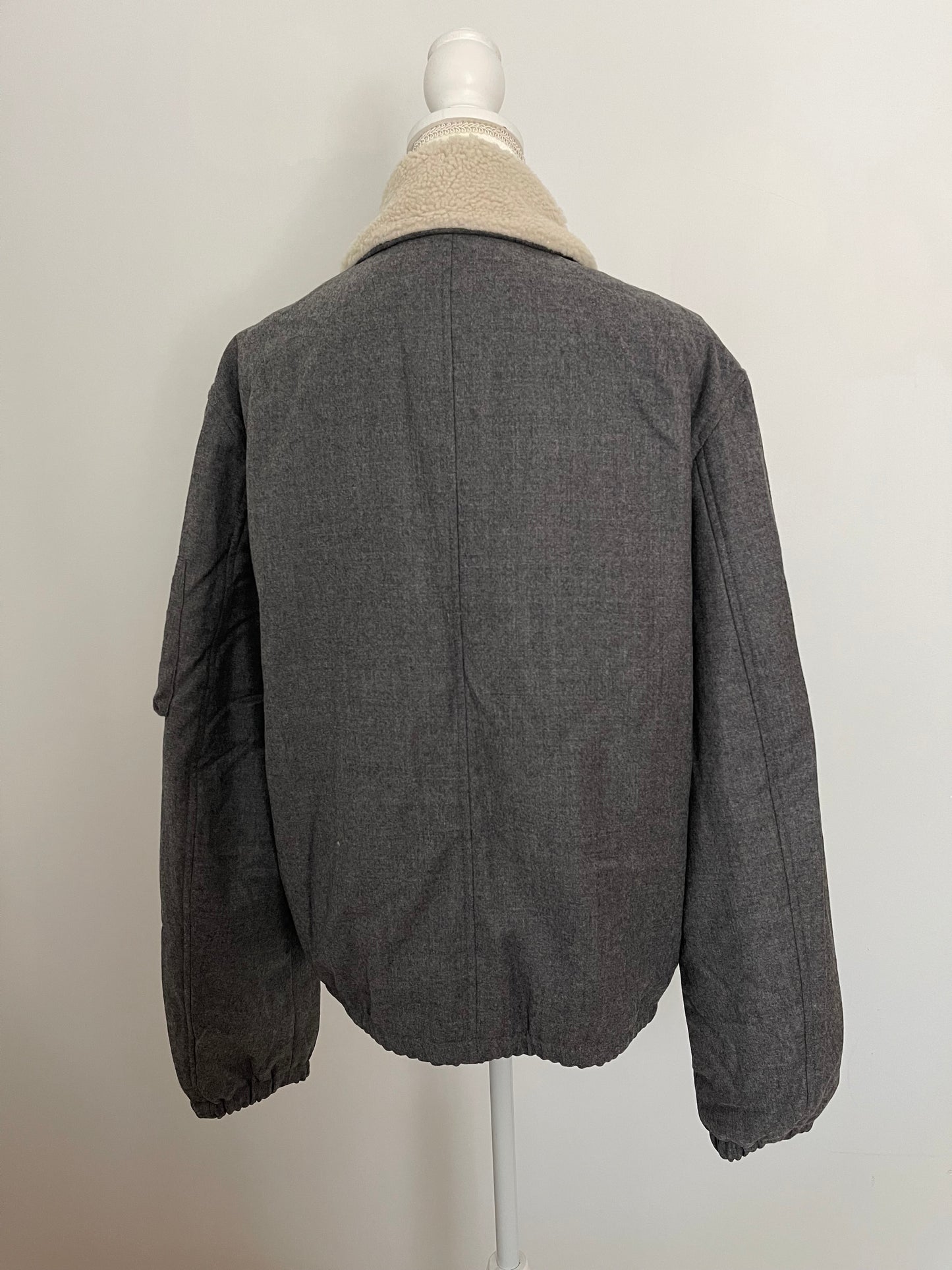 NWT Helmut Lang Padded Flannel Bomber Coat Size L