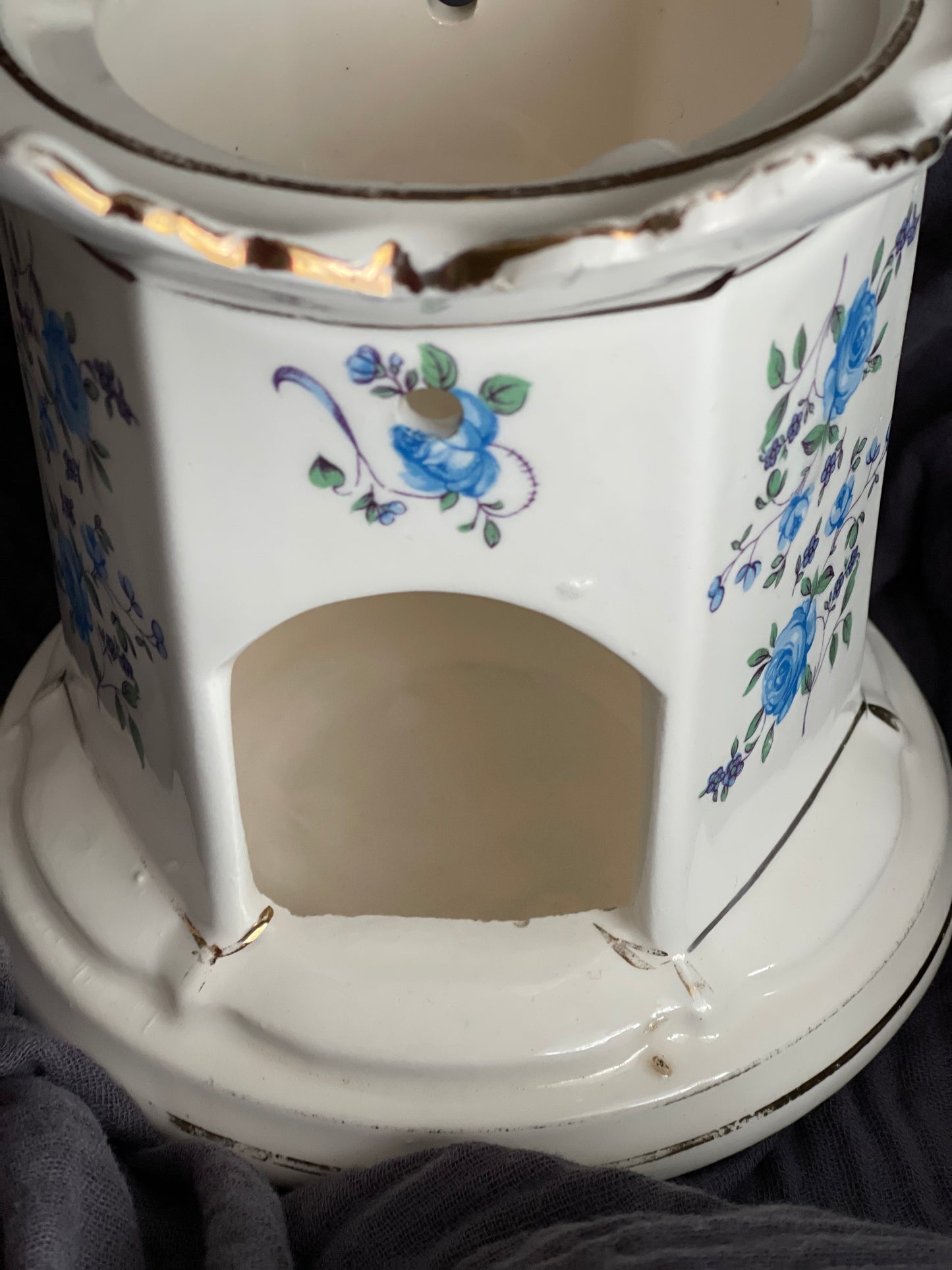 Blue Rose Teapot Warmer