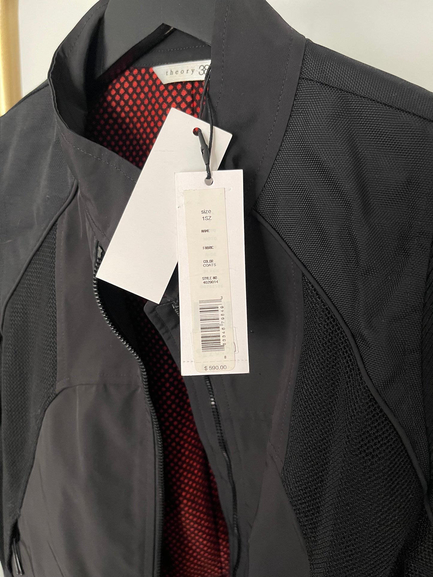 NWT Theory Black Bomber Jacket Size S/P