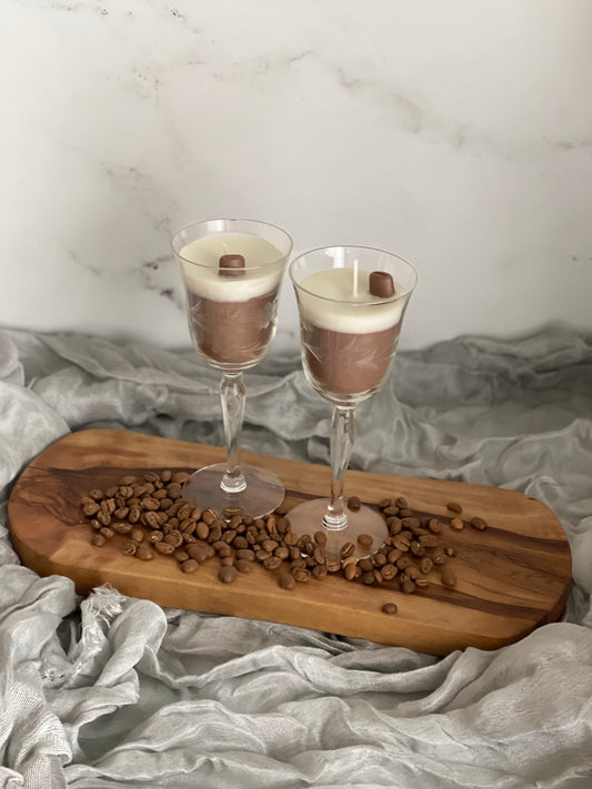 Chocolate & Coffee Champagne Candle