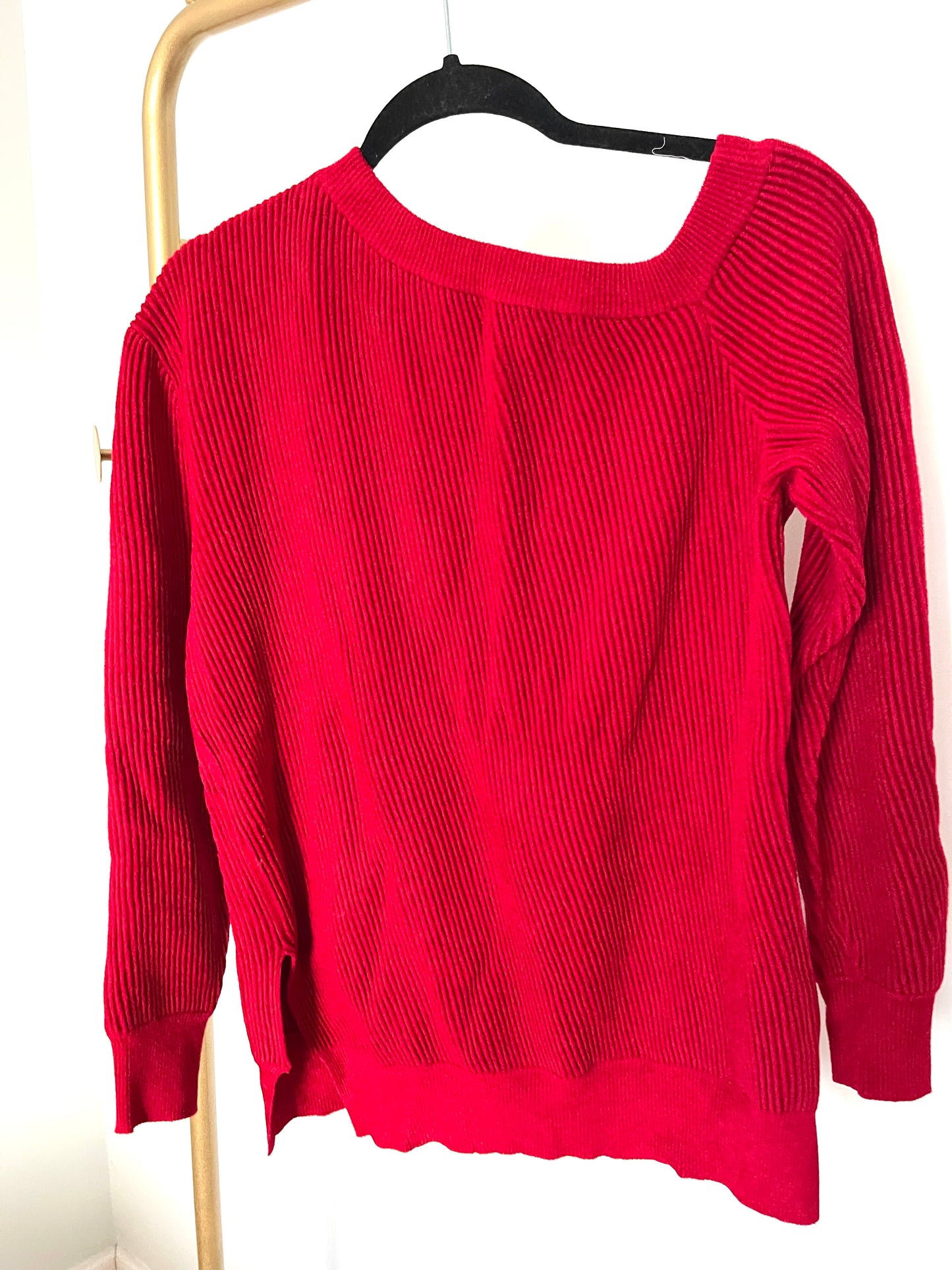 NWT Yigal Azrouel Red Sweater size Small