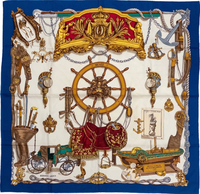 Hermes Musee Silk 90 Scarf