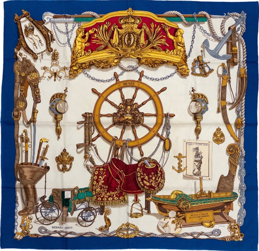 Hermes Musee Silk 90 Scarf