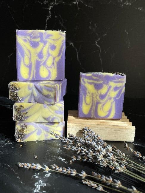 Lavender & Lemon Swirls Soap 