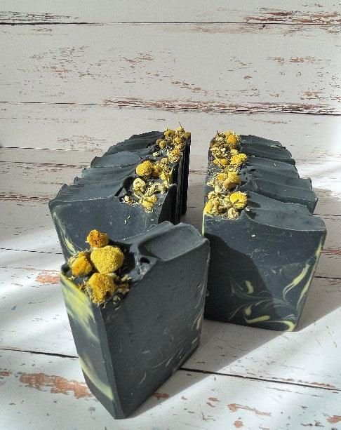 Chamomile & Activated Charcoal Soap