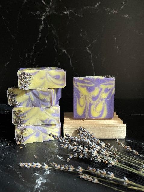 Lavender & Lemon Swirls Soap 