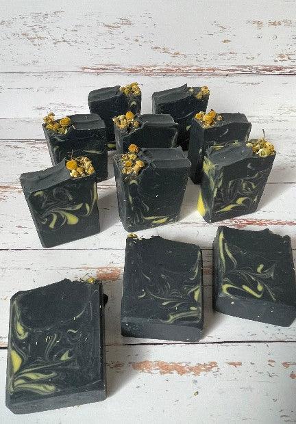 Chamomile & Activated Charcoal Soap