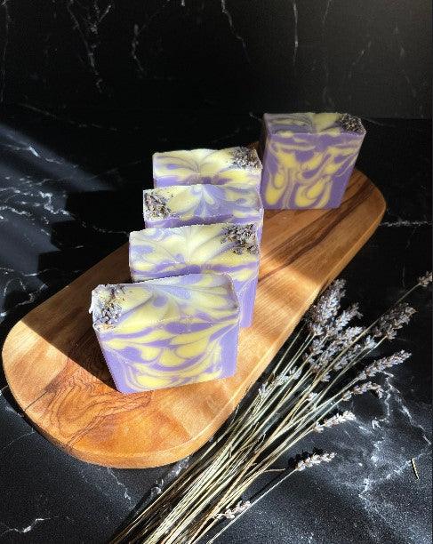 Lavender & Lemon Swirls Soap 